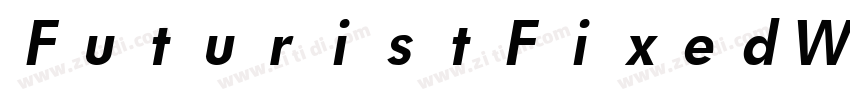 FuturistFixedWidth R字体转换